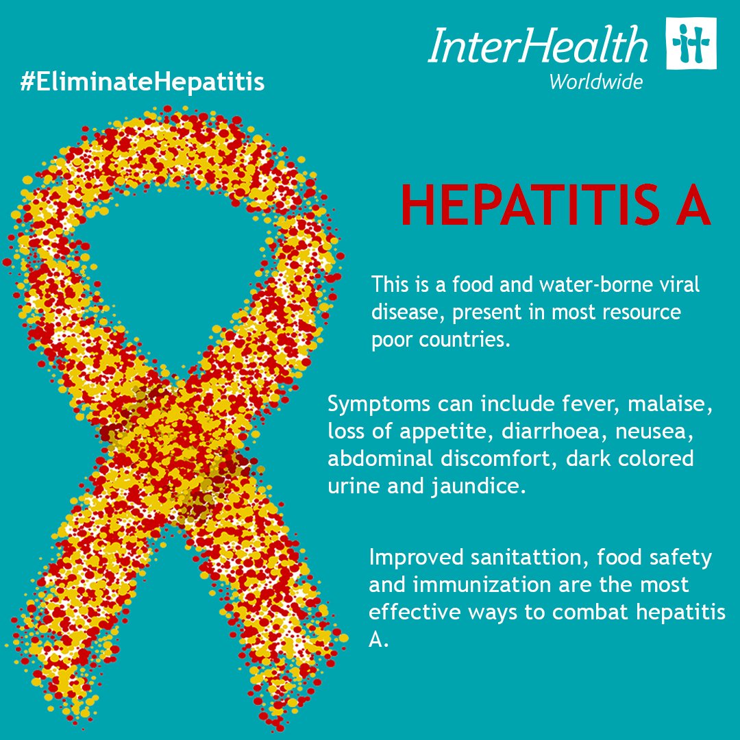 #EliminateHepatitis
More info. on Hepatitis A interhealthworldwide.org/informationShe…