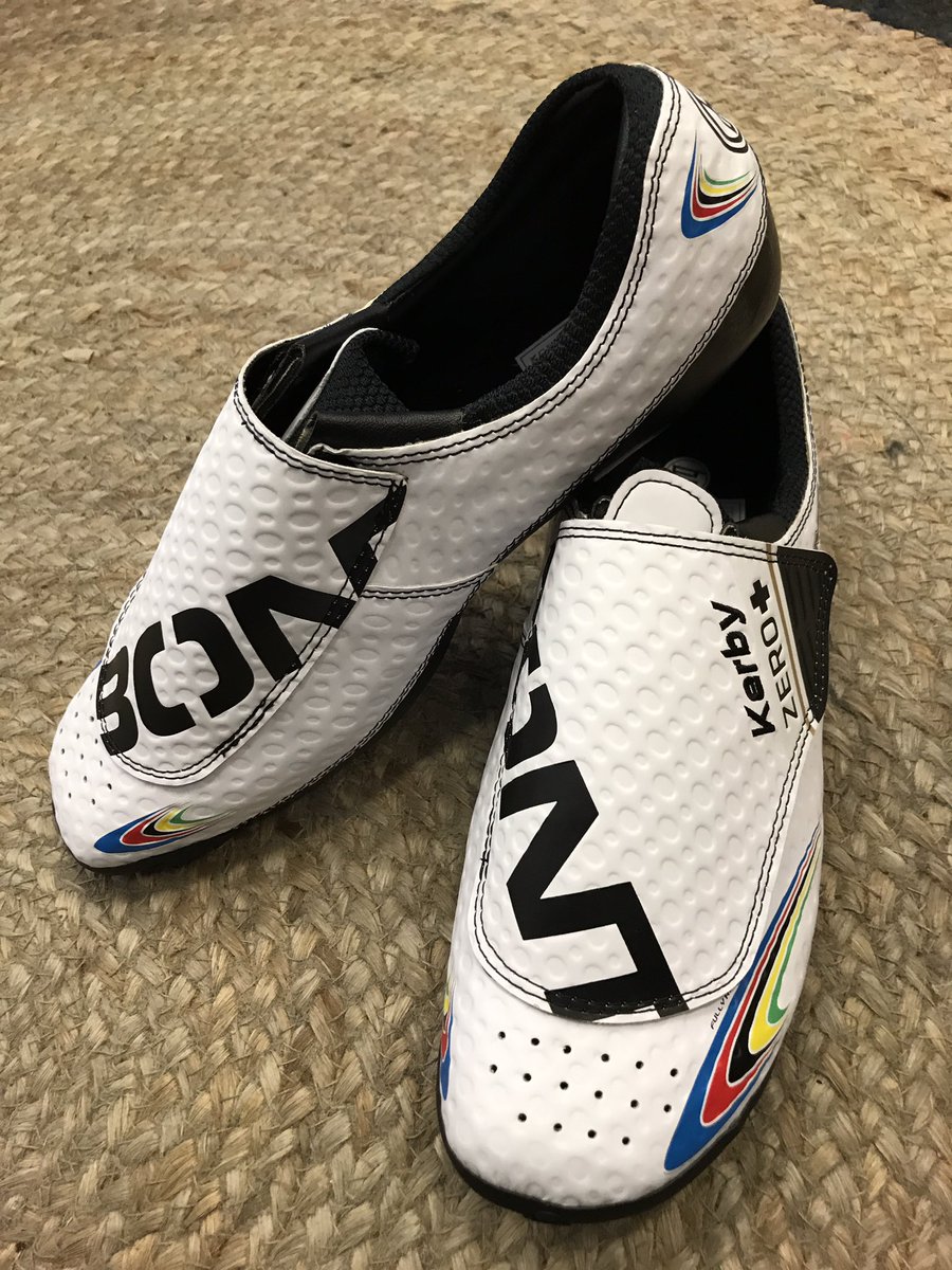 New custom zero + boots courtesy of <a href="/BontCycling/">Bont Cycling</a>, thanks guys!