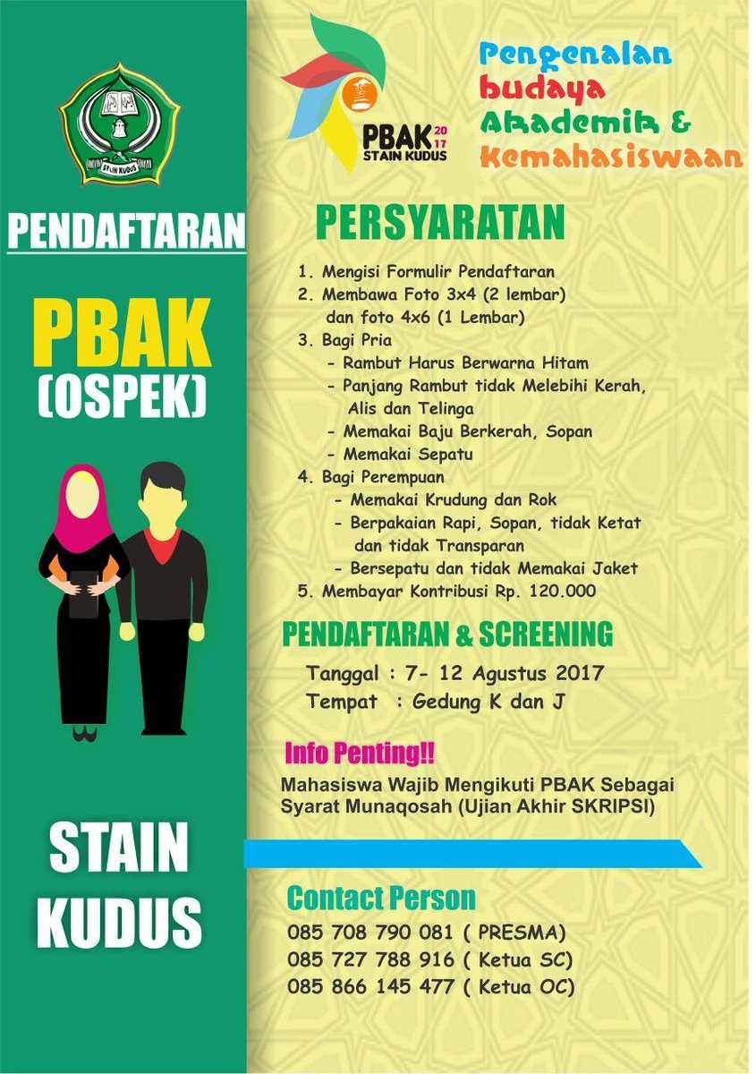 ahmadabror18's tweet photo. Info pendaftaran PBAK bagi mahasiswa baru @MMachmud5 @info_akademik @MMucith https://t.co/cvgd6HgdNi