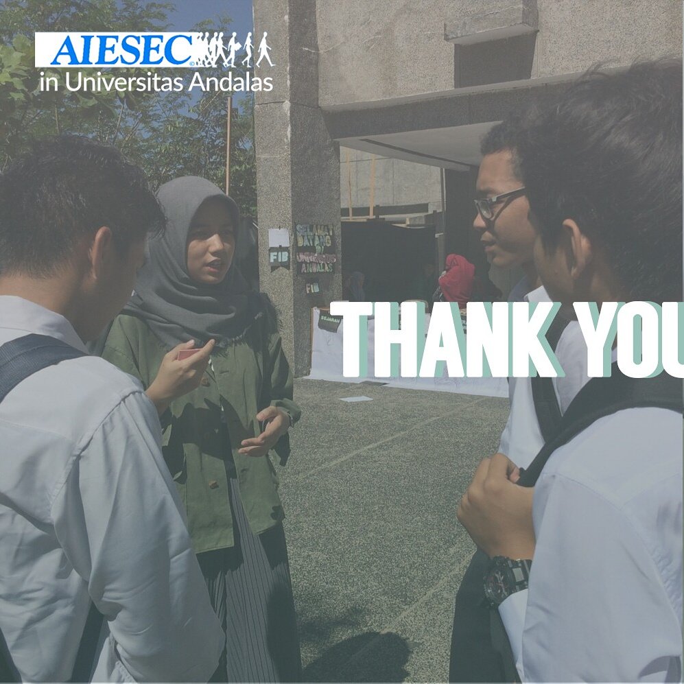 aiesecunand's tweet photo. Halo Mahasiswa Universitas Andalas!
Antusias mahasiswa baru Universitas Andalas saat open booth AIESEC in Universitas Andalas. https://t.co/7r9wFtFDlp