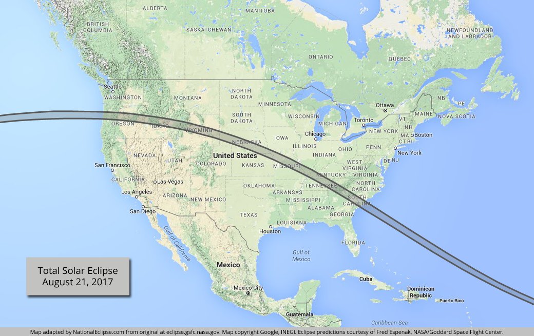 NationalEclipse's tweet photo. Are you getting excited about the #2017eclipse? Retweet this tweet and share the excitement! https://t.co/zyaZ7auA7k