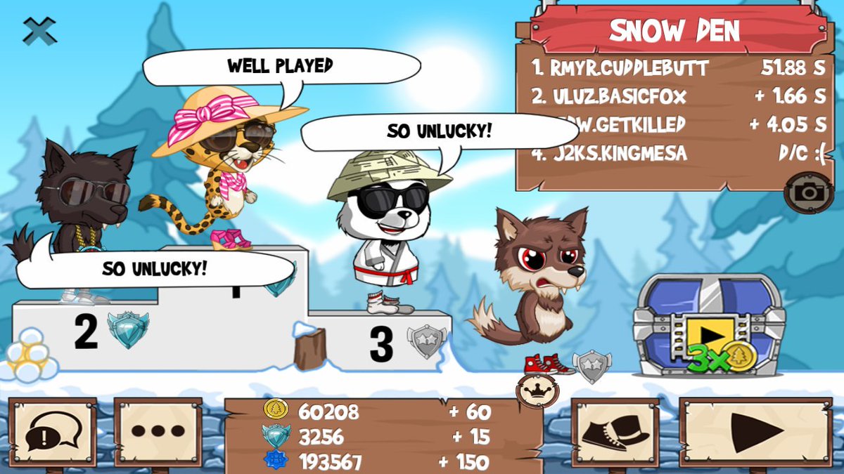 Cuddles_9's tweet image. Get on my level, son! #funrun2 #Basicfox #GetKILLED #KingMesa