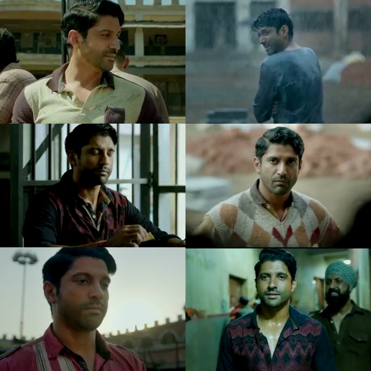 Kishen..Kishen..Kishen.. <a href="/FarOutAkhtar/">Farhan Akhtar</a> you never fail to make your fans proud and happy 😘  #LucknowCentralTrailer