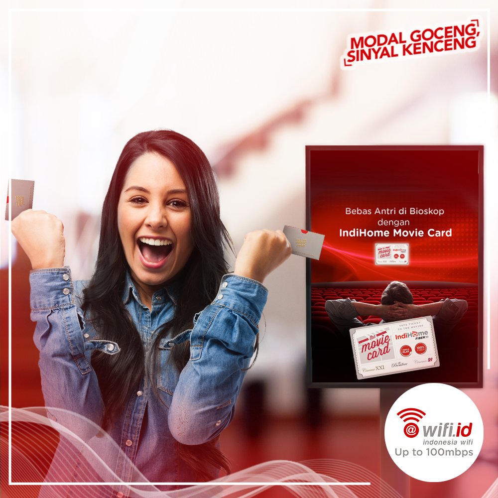 Nah, khusus pelanggan indihome, km bisa beli tiket tanpa antri dgn Indihome Movie Card lho! Film apa nih yg mau banget ditonton weekend ini?
