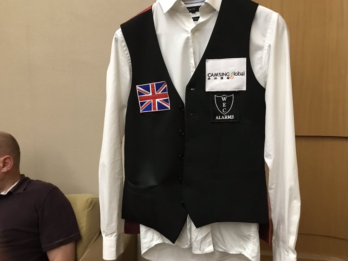 wecalarmsltd's tweet photo. Proud to be sponsoring @hitmanholt in the global snooker challenge in China https://t.co/6h6VyvoWDA