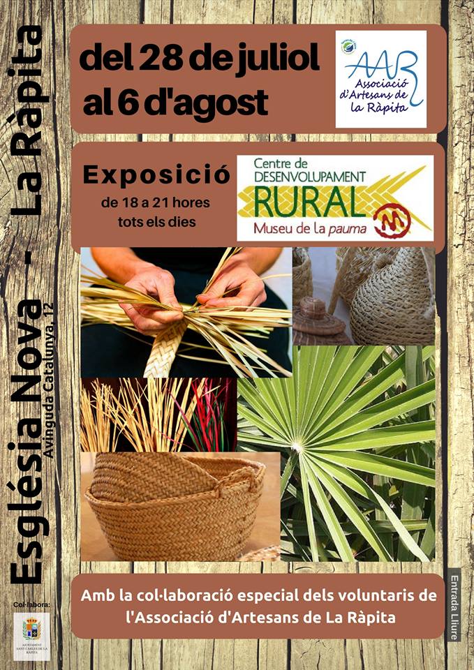 Agraïm la col·laboració del l'Associació d'Artesans de la Ràpita, per informació del Museu de la Pauma i Racó dels Artesans allí en trobareu