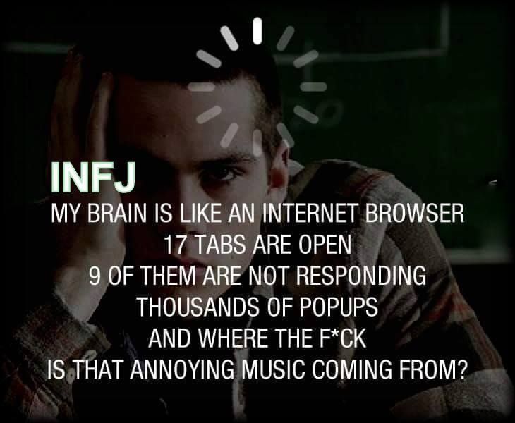 LuvUShortTime's tweet photo. The only thing worse than not having enough information to solve a problem is having way too much. #INFJ #informationoverload https://t.co/HHT7p4xA0Q