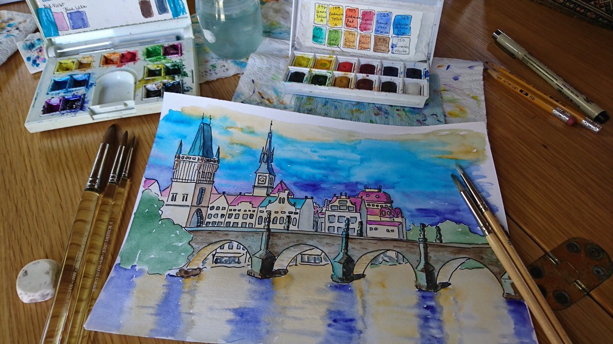 Join us for a fun painting session today on Terasa 1 at 1pm 😊 #IMCPrague