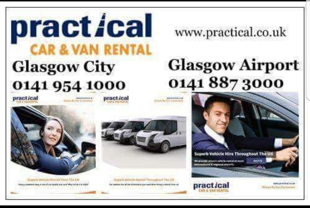pcvrgap's tweet image. Looking for a Breakaway this Summer? 
Great Rates on Weekend &amp;amp; Weekly Rentals.

Call Practical Glasgow Airport on 0141 887 3000