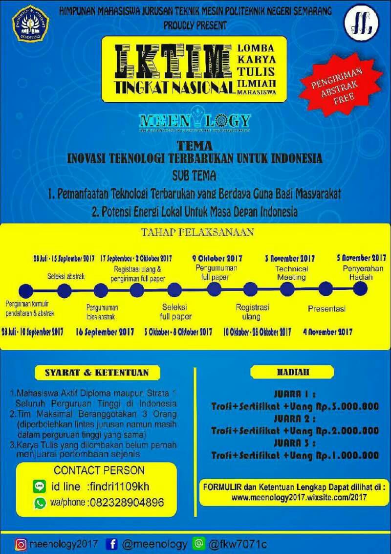 [INFO LOMBA BULAN JULI]Selamat Siang RC'ers!Info Lomba datang lagi di penghujung Bulan Juli ini!Yuk cek info lomba-lomba dibawah!