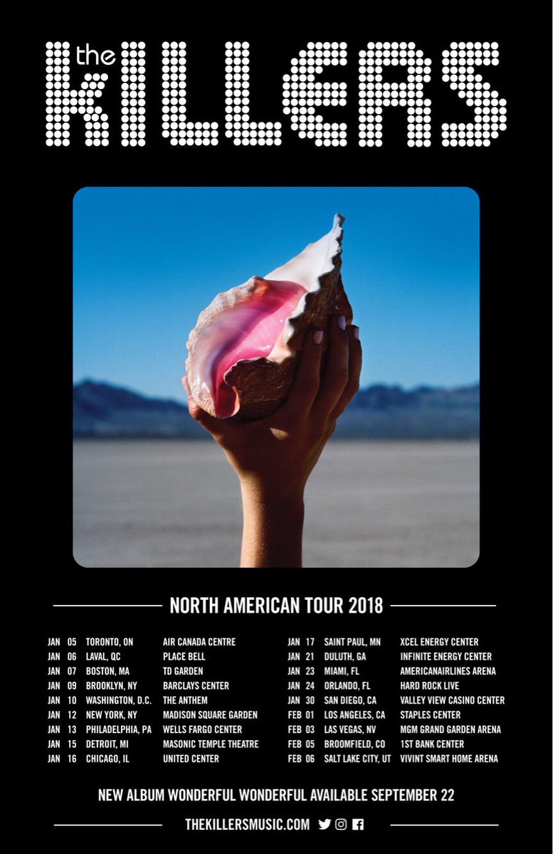 thekillers's tweet image. We did pretty good on the other side of the pond.. don't make us look bad, USA.