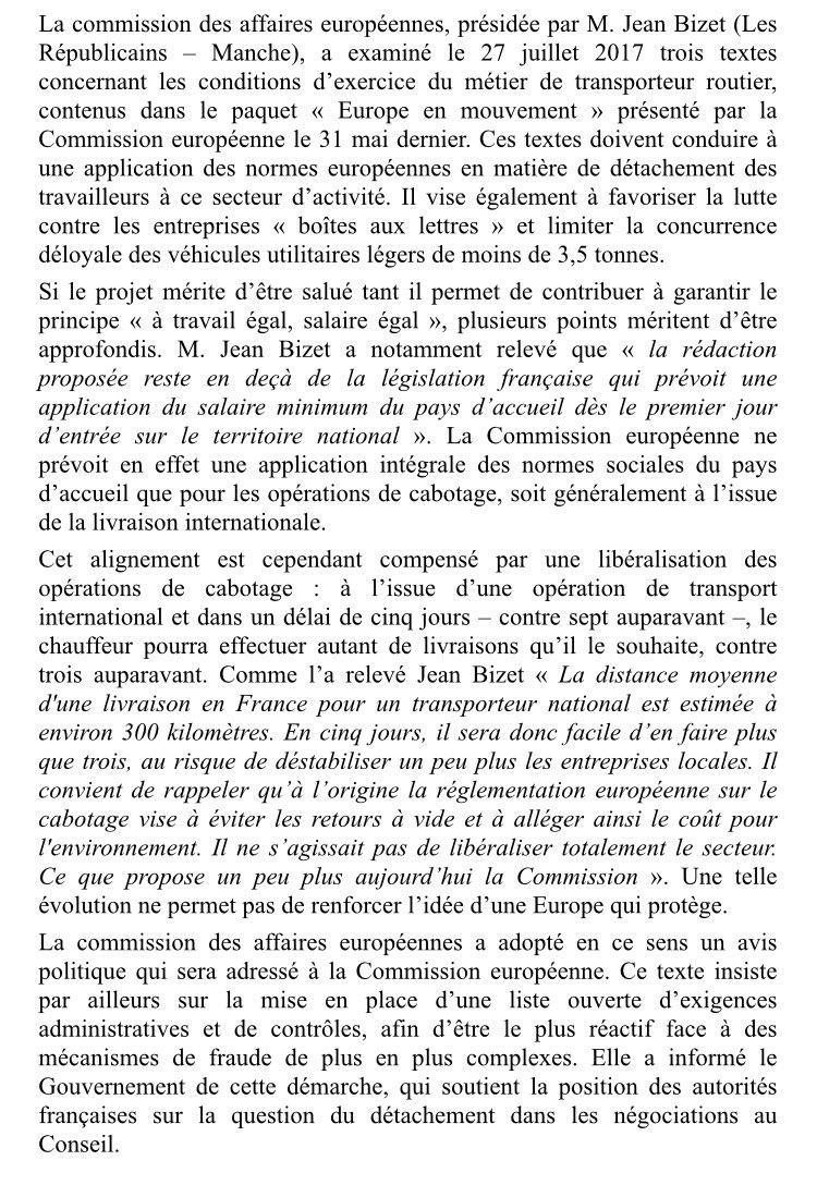 🔹COMMUNIQUÉ🔹
Détachement des travailleurs dans le secteur du transport routier : la Commission européenne doit aller plus loin.