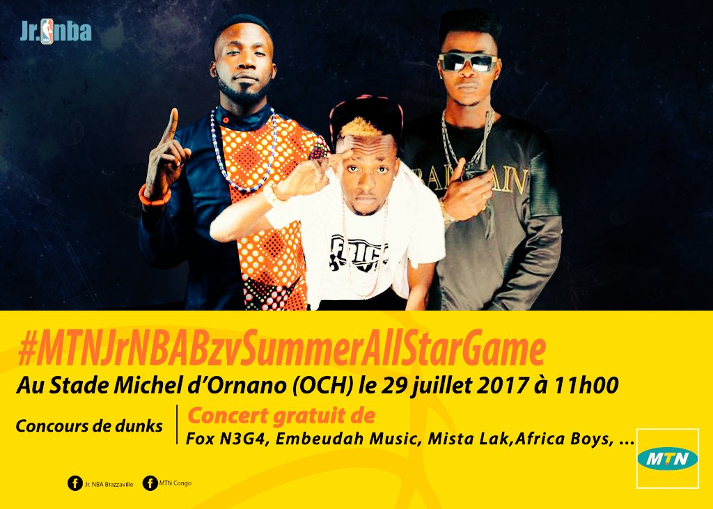 Mampolo8's tweet photo. Venez nombreux ce Samedi 29 juillet à partir de 11h au Stade d'Ornano avec la participation de Fox N3G4 , Embeudah https://t.co/E8NTnLJjBW