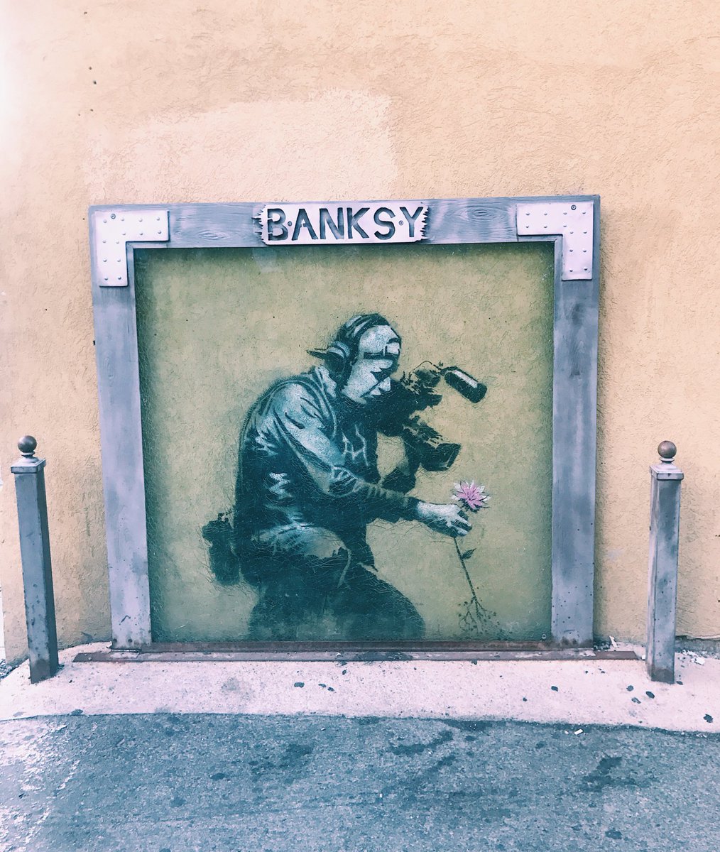 Street art in SLC🌸✨ #banksy #exploringthecity