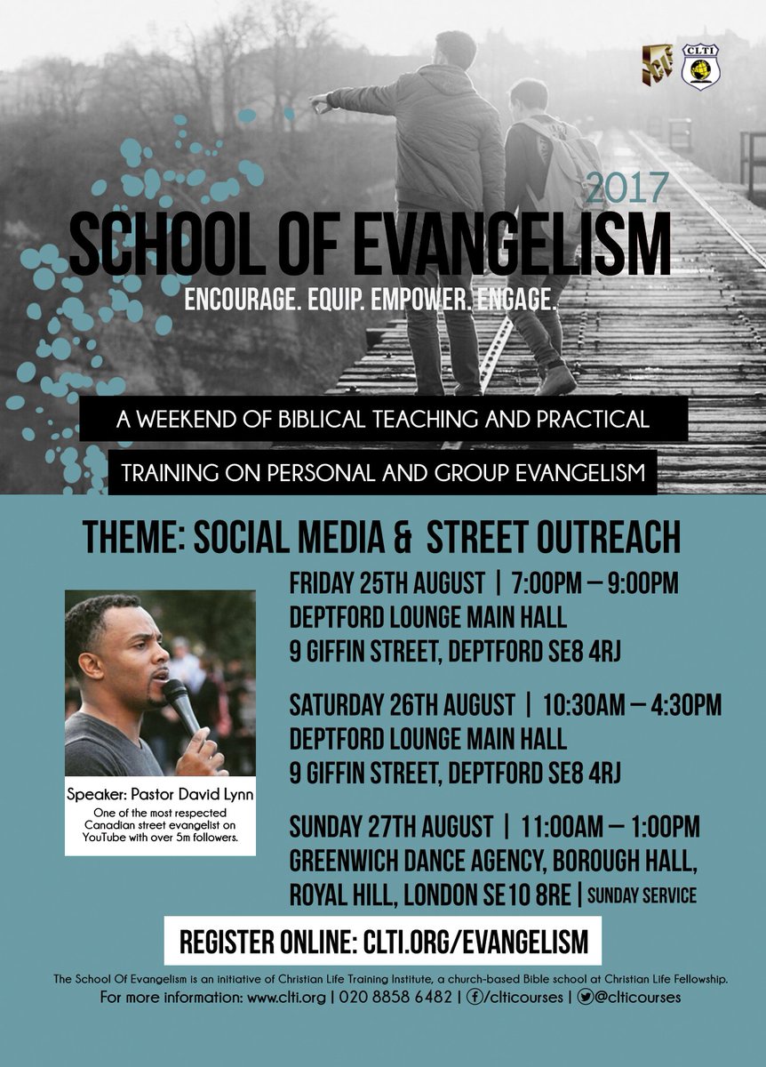 CLTICourses's tweet photo. REGISTER FOR THE NEXT SCHOOL OF EVANGELISM.

https://t.co/Ddv30HvGkh https://t.co/AyghO0BGeG