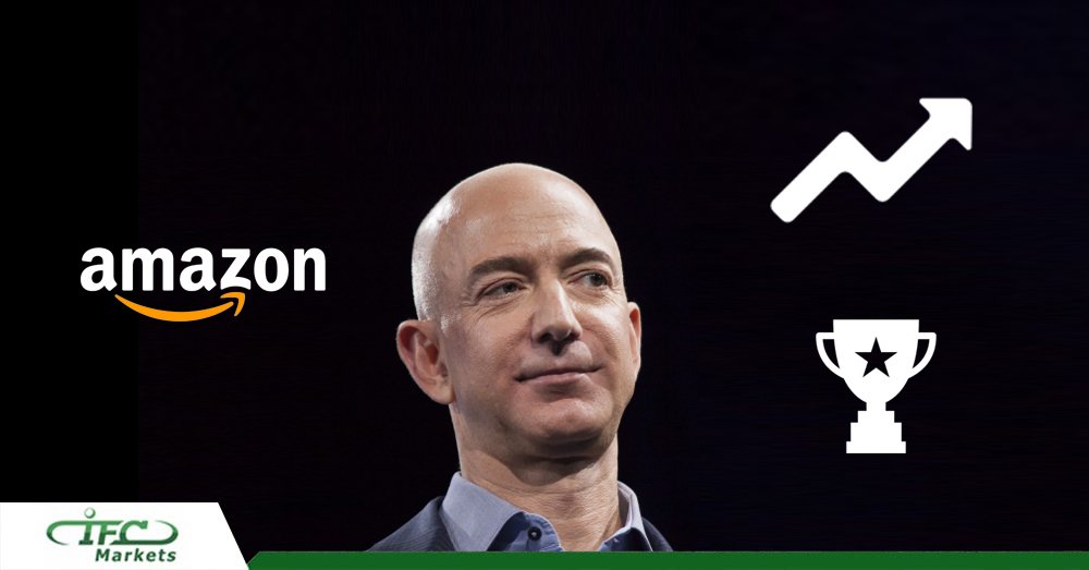 IFCMGroup's tweet photo. Amazon CEO Jeff Bezos surpassed Bill gates and became the world’s richest person.
#IFCM, #Amazonstocks
https://t.co/5KgGOlrXxB https://t.co/YBazIIdchJ