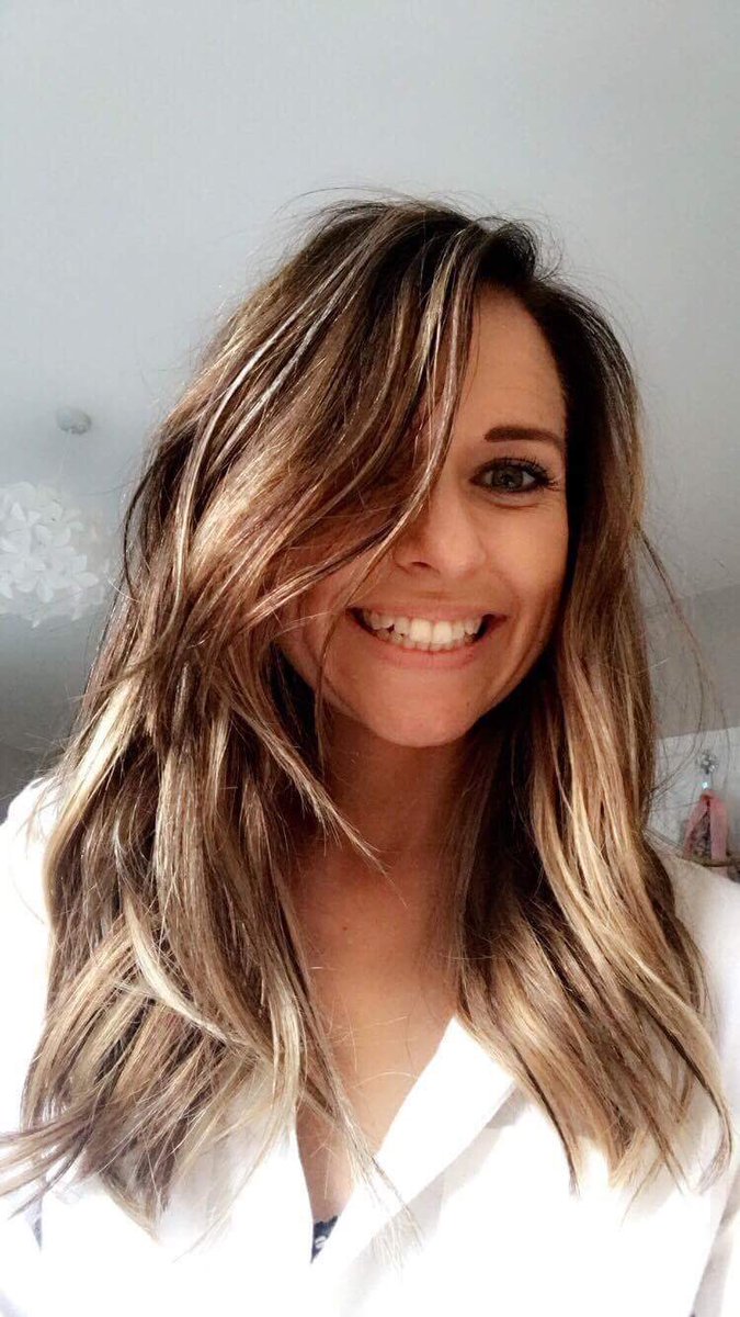 Someone looks happy with their hair 😃Thanks for letting me freestyle @kitty_steward85 #aveda #avedaartist