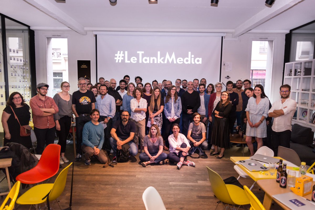 Hier soir, on lançait le 1er atelier de co-conception de #LeTankMedia et on n’était pas seuls, merci à tous ! Debrief la semaine prochaine
