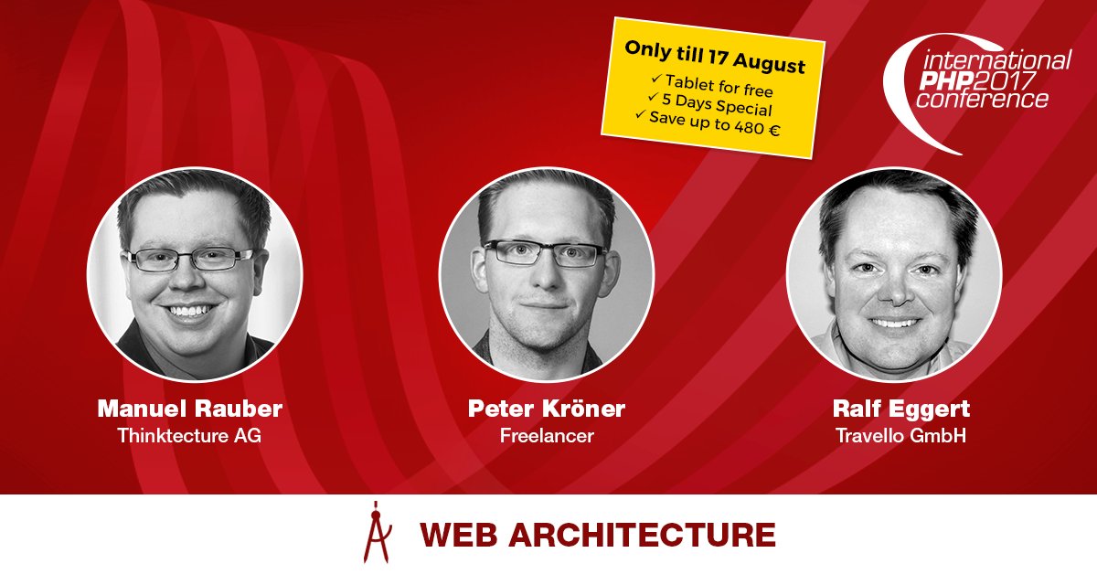 phpconference's tweet image. Discover Web Architecture and "Mies van der Rohe's Crew" of the the 21th century at the #IPC🎨 - ow.ly/LvKs30dV9oy #webarchitecture