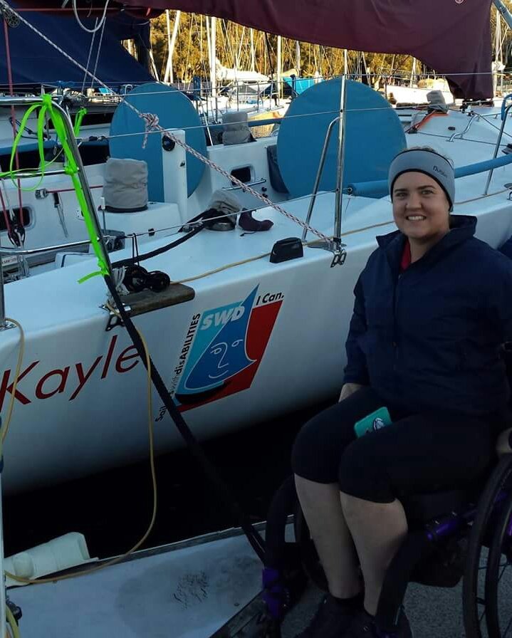 Test the waters! Renee sailed for the first time in her life this week in our guest #sail!

You can too: sailorswithdisabilities.com/news/25228/com…

#sailing