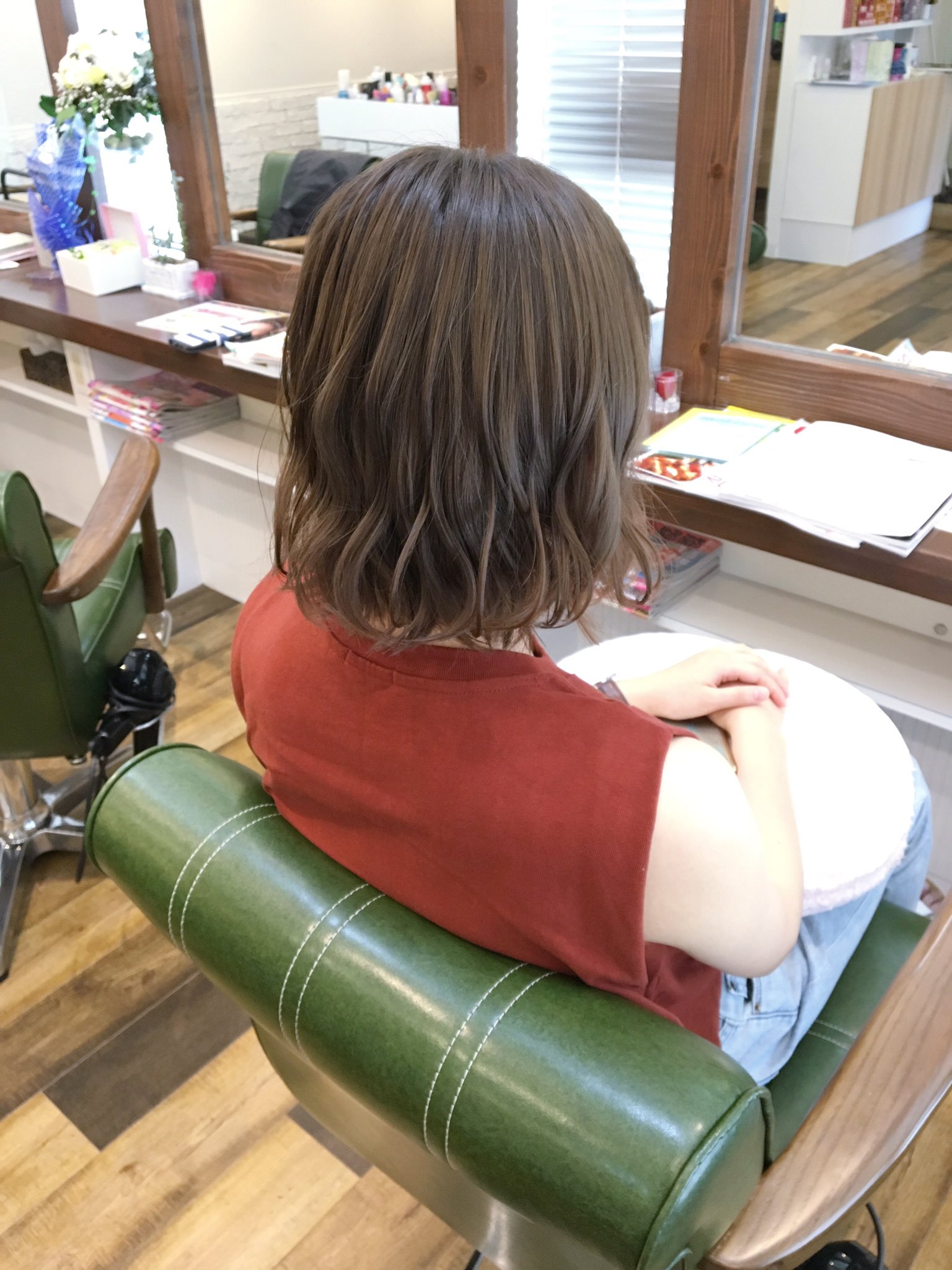 三原 武 サッカー好き美容師 Take ラ レアル応援 柔らかいソフトグレージュ 夏っぽいカラーです Jr須磨海浜公園駅前の美容院 Hair Design Merry ヘアデザインメリー ヘアカラー イルミナカラー ブリーチ ハイライト ブリーチサプリ