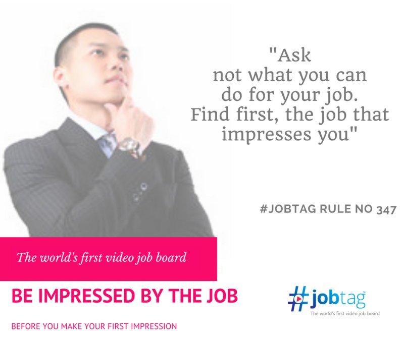 Jobtag_'s tweet photo. Be impressed by the #job before you make the first impression! Job listings in IT, Accounting, Recruitment and more https://t.co/FGmqOzmDl6 https://t.co/Bce5Nwgm6a