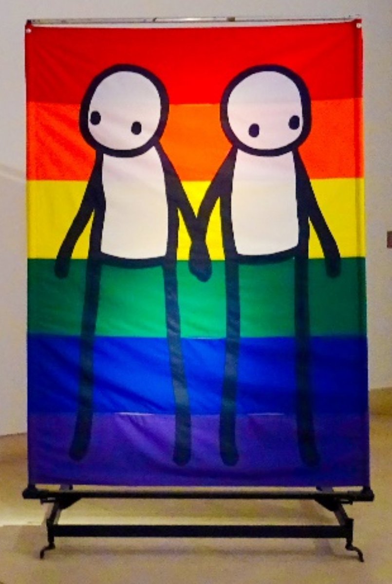 UrbanBombWorks's tweet photo. #UNLIKE @realDonaldTrump #StreetArt legend #STIK 's display of #AWESOMENESS was sold @ auction to raise $ for #LGBTQ! #ArtWithoutBoundaries https://t.co/RwPcV4JMwY