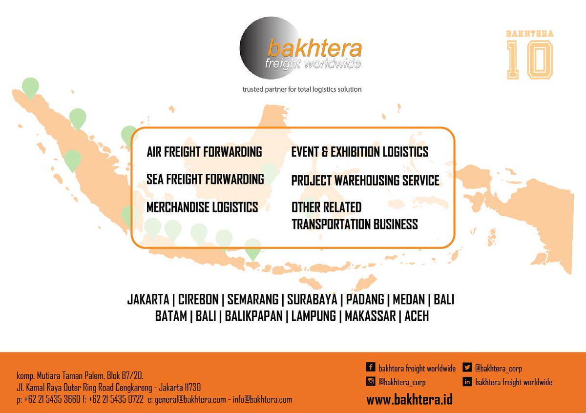 bakhtera_corp's tweet photo. Get fast and reliable express logistics delivery services from #BakhteraFreightIND Visit https://t.co/7ivH2Ukksi
#Indonesia #logistics https://t.co/d3m7cIU1OI