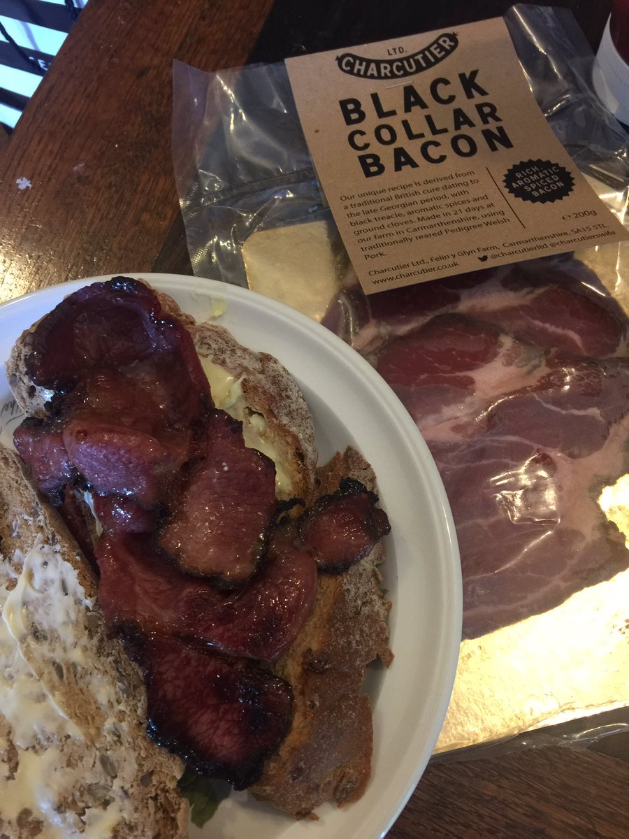 Post <a href="/royalwelshshow/">Royal Welsh Agricultural Society</a> breakfast with my favourite #bacon @CharcutierLtd cured by our <a href="/SlowFoodWales/">Slow Food CymruWales</a> #Chairperson