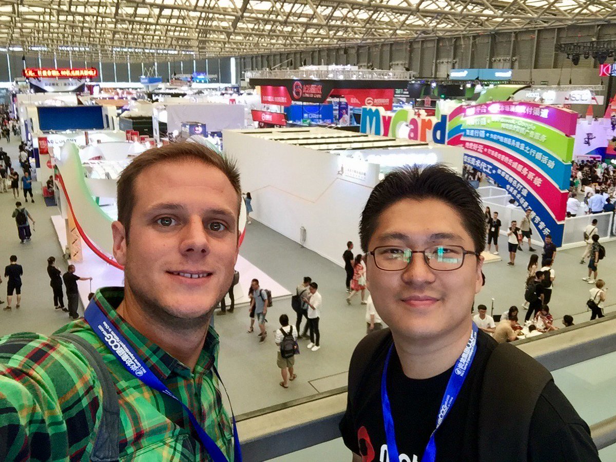 fibonad's tweet photo. Our @MOBUSICOM and @LabCave  teams are at #ChinaJoy2017 in Shanghai! If you're about, come say hi! https://t.co/hHQpSN7ei9