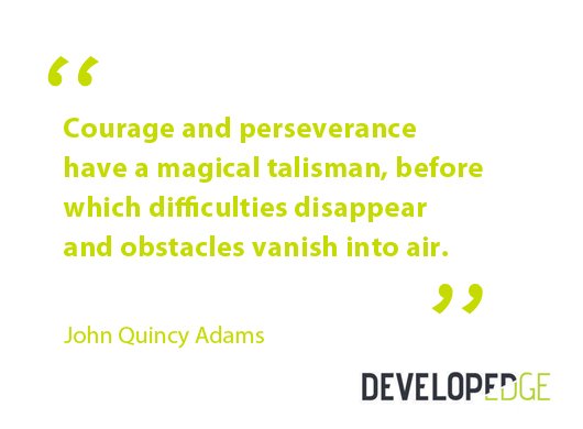 DevelopedEdge's tweet photo. Thought for the day. Difficulties and obstacles are inevitable. It's how you deal with them that counts. https://t.co/Uu5pn4gSsU