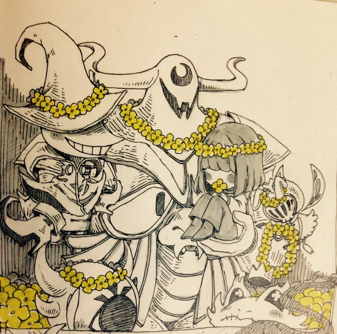 charaちゃんとモンスター+妄想ミュウミュウ落書き
凄く久しぶりに絵を描いた気がする 