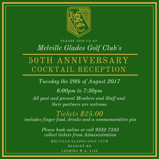 All past and present Members and Staff are welcome at our 50th Anniversary Cocktail Reception #MGGC #50years