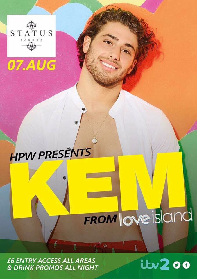 Hey @PSRebecca! We believe ur a fan of @KemCetinay!? We have a VIP table with a complimentary bottle of champagne for u next Monday 😃🍾🎉
