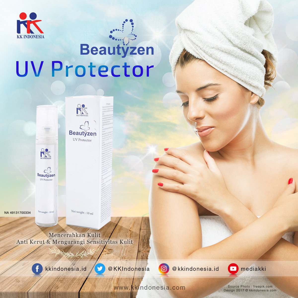 KKIndonesia's tweet image. Beautyzen UV Protector

kkbeautyzen.com

#kkindonesia #BeautyZen #UVProtector #SunBlock #Kecantikan #Kulit #SinarMatahari #SinarUV
