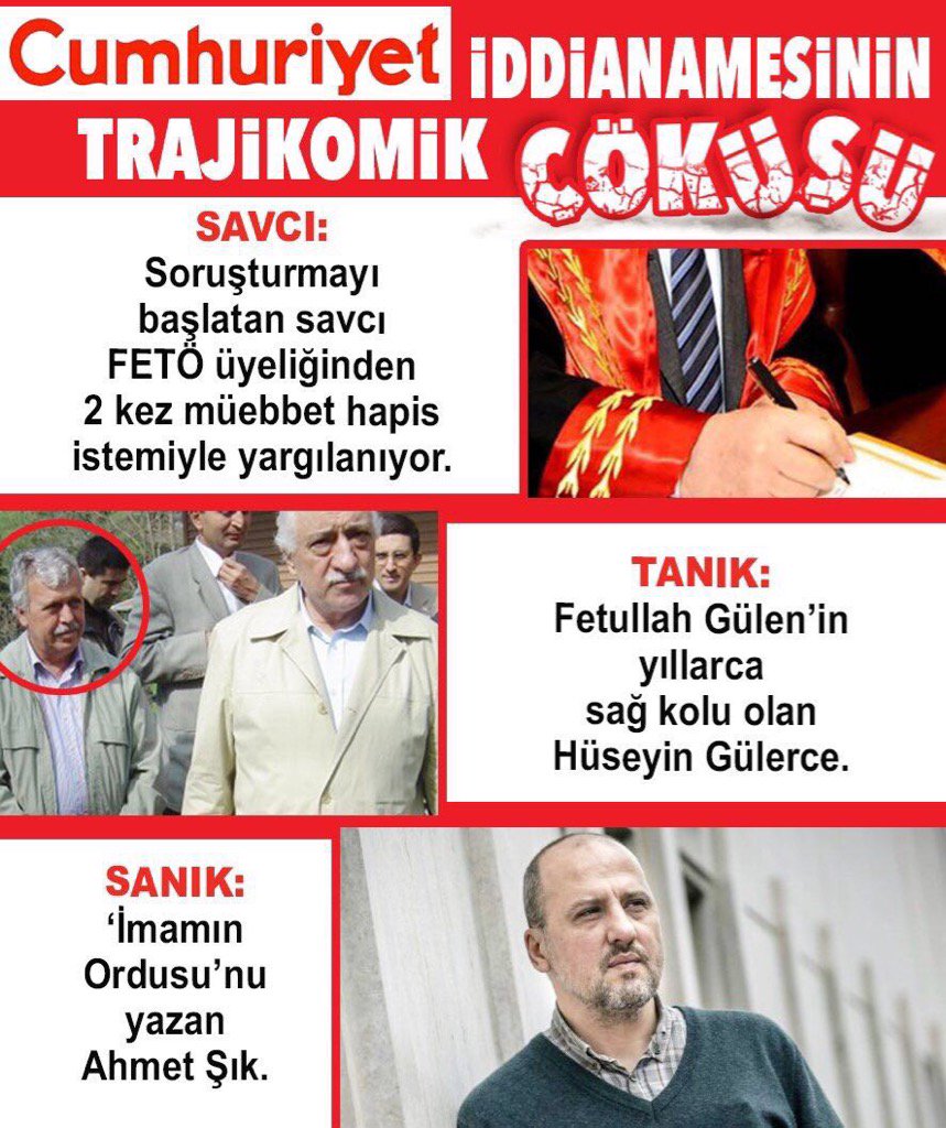 Bir iddianamenin trajik şekilde çöküşünün tanıklarıyız... 
#ÖzgürlükHemenŞimdi