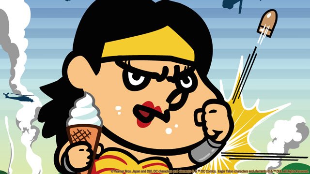 秘密結社 鷹の爪 公式 Tv新シリーズ 秘密結社 鷹の爪 ゴールデン スペル 絶賛配信中 En Twitter Dc 鷹の爪 ワンダーウーマンクリエイターズ コラボ にワン田の描き下ろしイラストが展示スタート 7月28日 金 8月6日 日 ルミネエスト店にて開催