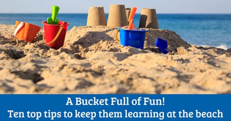 LRUK's tweet image. Planning a beach trip this summer? Read our ten top tips to maximise exploration &amp;amp; #KeepThemLearning. ow.ly/O6b730dX1BJ #LoveLearning