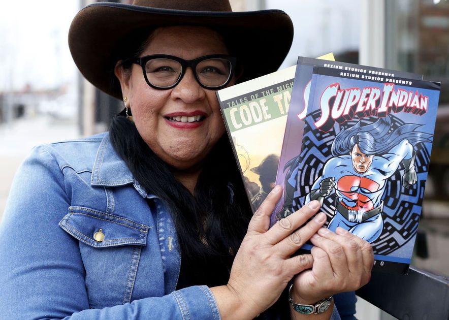 NDNLit's tweet image. Prairie nerds: Comic con gets Native American twist tulsaworld.com/scene/artsande…