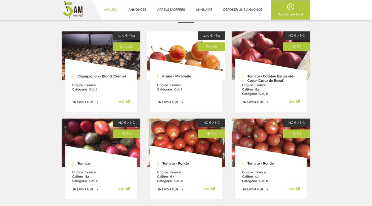 5AM_Market's tweet photo. Les produits BIO sont aussi les bienvenus sur https://t.co/qC88pRHGdA ! https://t.co/Ix0ZduYa31