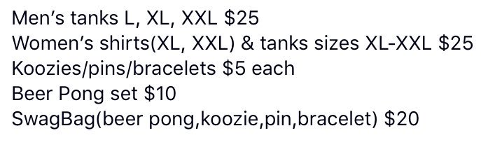 Limited #mwm3 merch is available! 
 
Email Chiveoniowa@gmail.com to snag yours now!