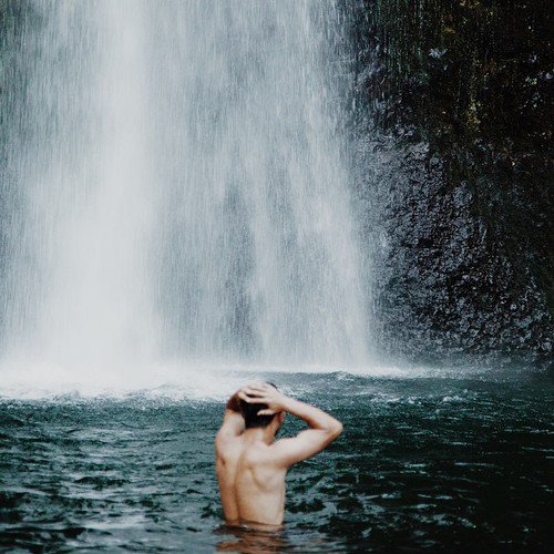 "I found the perfect place to swim but I wish that someone would join me."