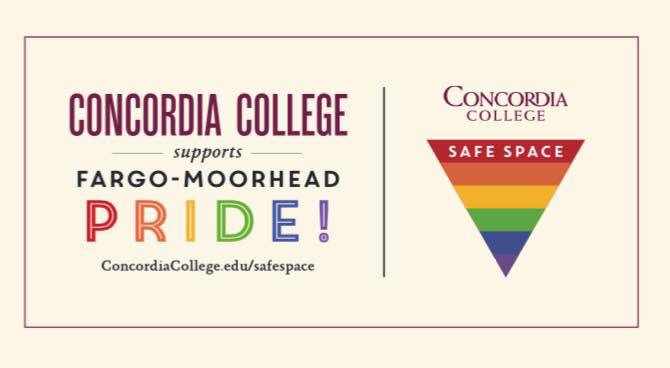 CordSafeSpace's tweet photo. .@Concordia_MN is a proud sponsor of @OfficialFMPride. Stop by our Pride in the Park booth btwn 11-4 tmr at Island Park. #fmpride17 #cordmn https://t.co/QxU0NcOtiW