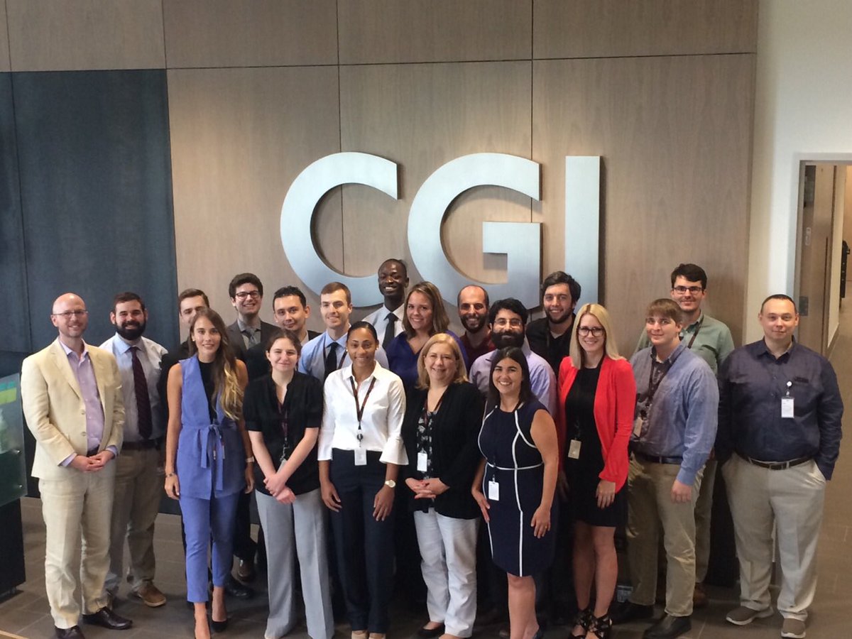 wilabar's tweet image. Congrats to all @CGI_Global, @CGI_USA summer interns. Building talent in #DevOps, #DataAnalytics, #STEM, &amp;amp; #CivicTech for @ProjFrontYard!
