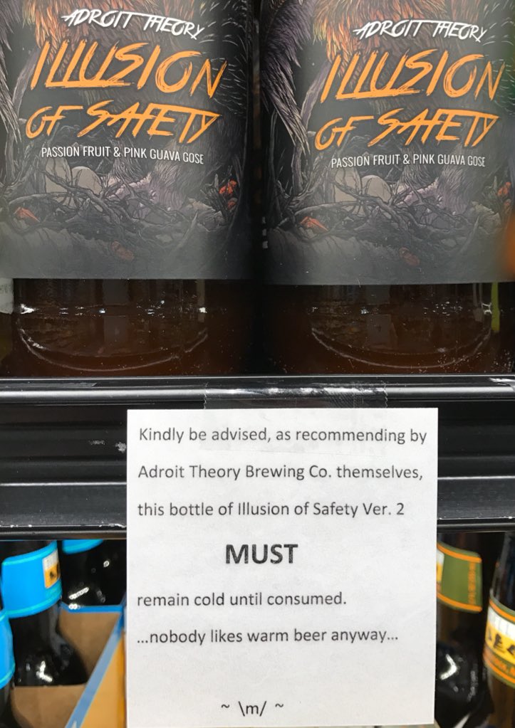 MOMs_Beer_Wine's tweet photo. @AdroitTheory But fair warning... there's no messing around with this one #grammarsucks #thisbeerdoesnot https://t.co/hx4mTtlRsq