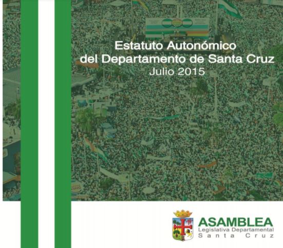El #EstatutodeSantaCruz adecuado a la #NCPE se encuentra disponible en el siguiente enlace:
 📥🔗 bit.ly/EstatutoAdecua…