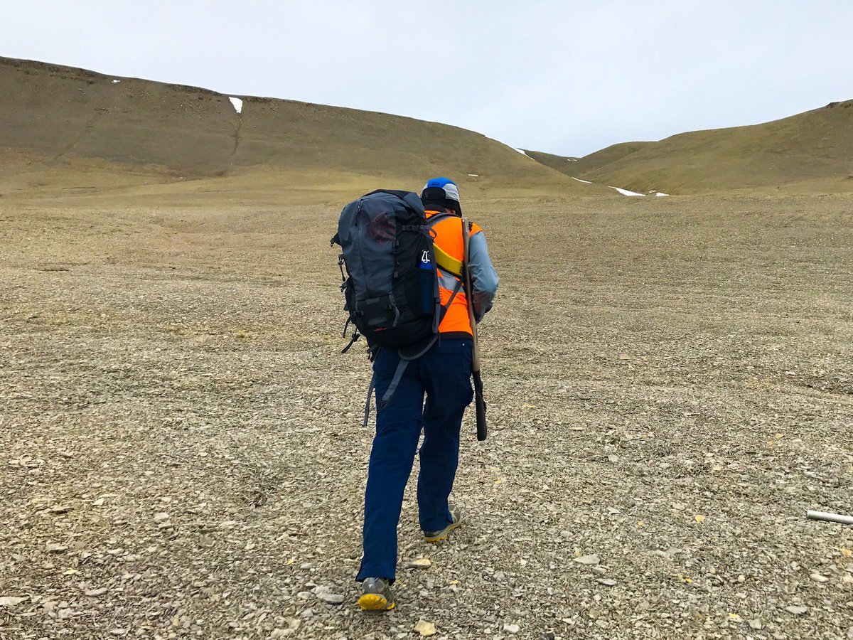 MonkeysMtnsHike's tweet photo. #Hiking in the footsteps of the ill fated men of the Franklin Expedition on Beechey Island. Very bleak but grateful for the chance. #history https://t.co/Max1koxHIu