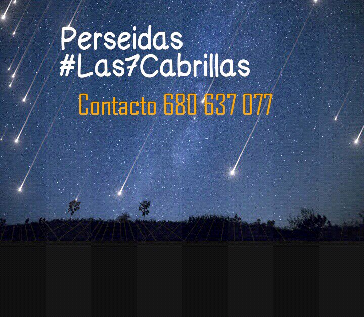 Preparados para las Perseidas? #LluviaDeEstrellas