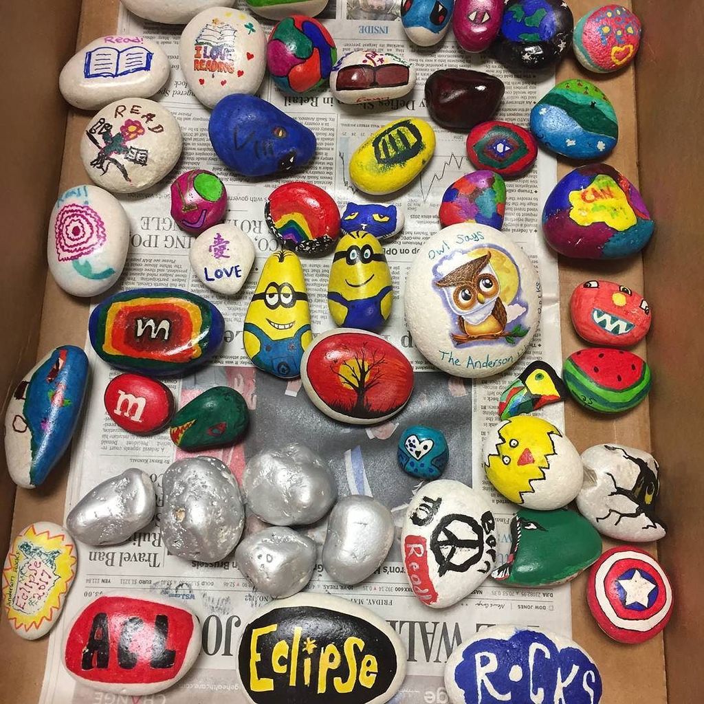 Andersonsclib's tweet photo. We're joining the fun with #AndersonRocks and #AndersonCountySCRocks! These newly painted rocks are just a sample of what we'll be doing du… https://t.co/zm8ehsA5zX