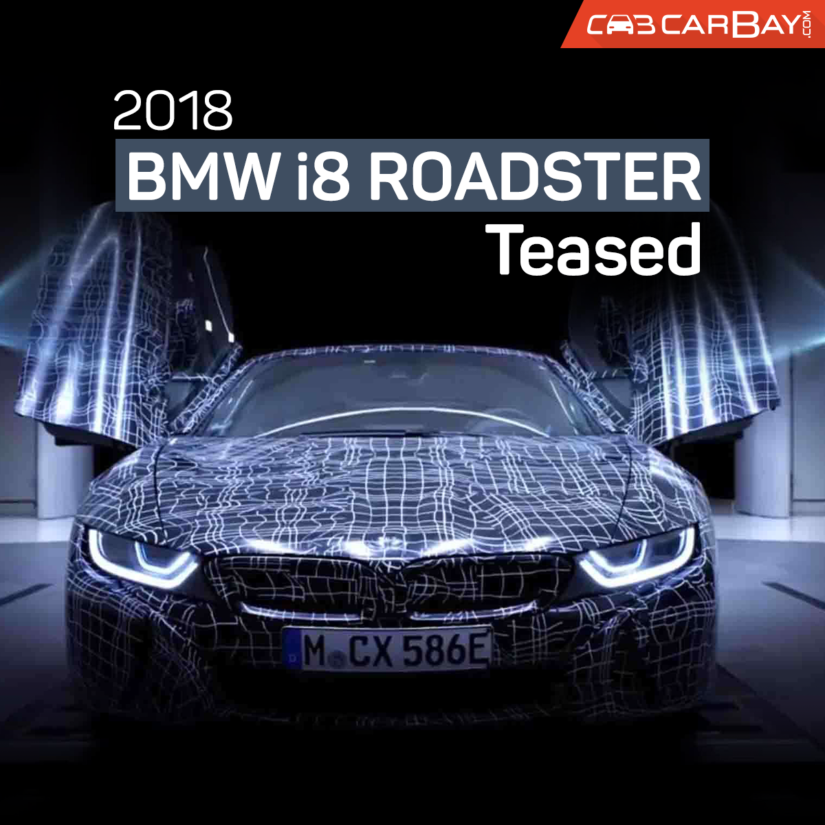 CarBay_Philipp's tweet photo. 2018 BMW i8 Roadster - Teased. Details >> https://t.co/yFoJzDM9o3 https://t.co/v2lCbkhDqP